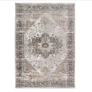 Oriental Style Grey Rug 150cm x 80cm