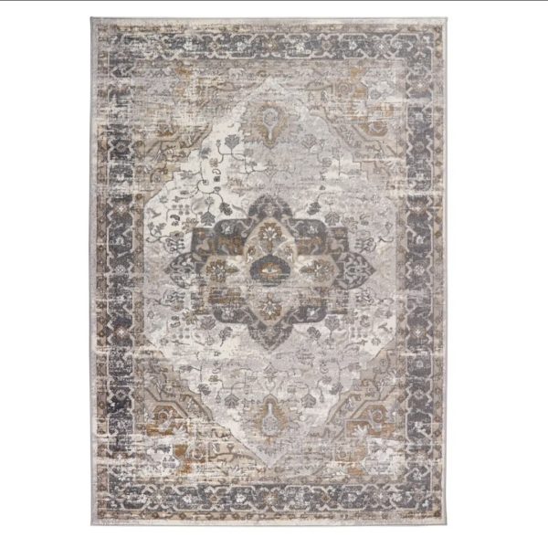 Oriental Style Grey Rug 150cm x 80cm