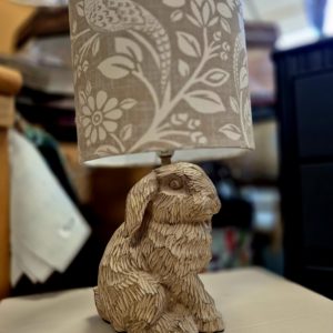 Wooden Bunny Lamp