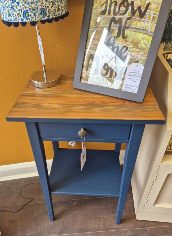 Console Table with drawer in Willowbank Blue - Image 2