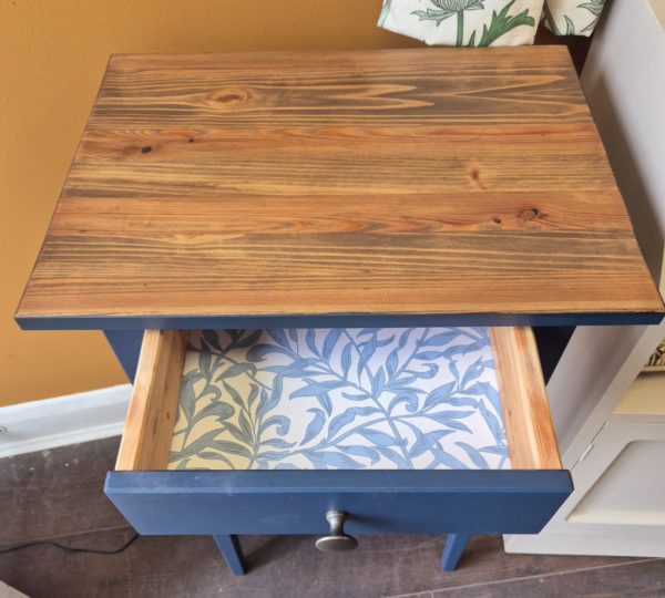 Console Table with drawer in Willowbank Blue - Image 3