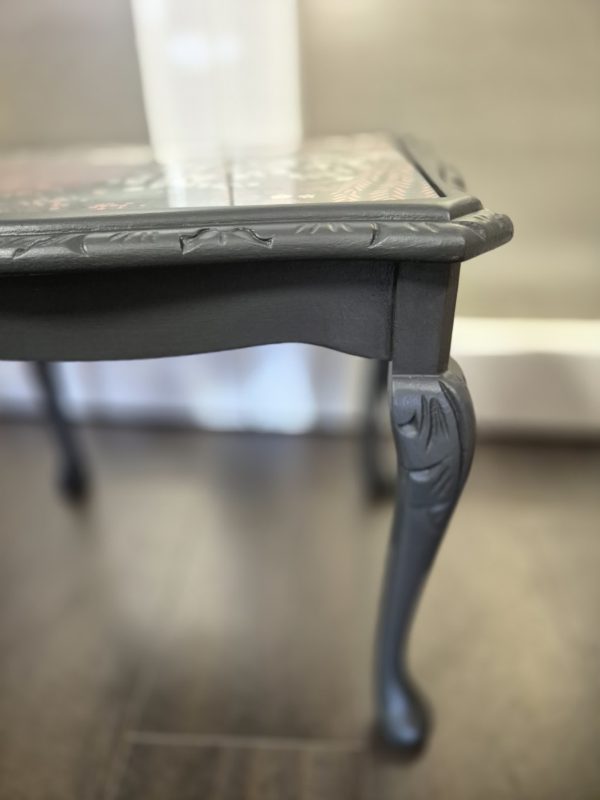 Small Glass topped side table - Image 2