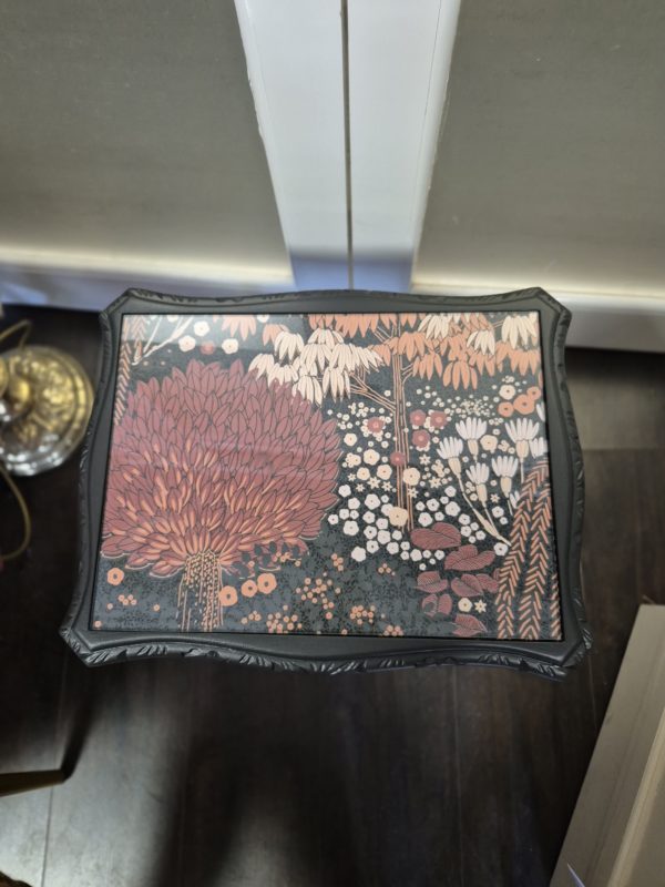 Small Glass topped side table - Image 3
