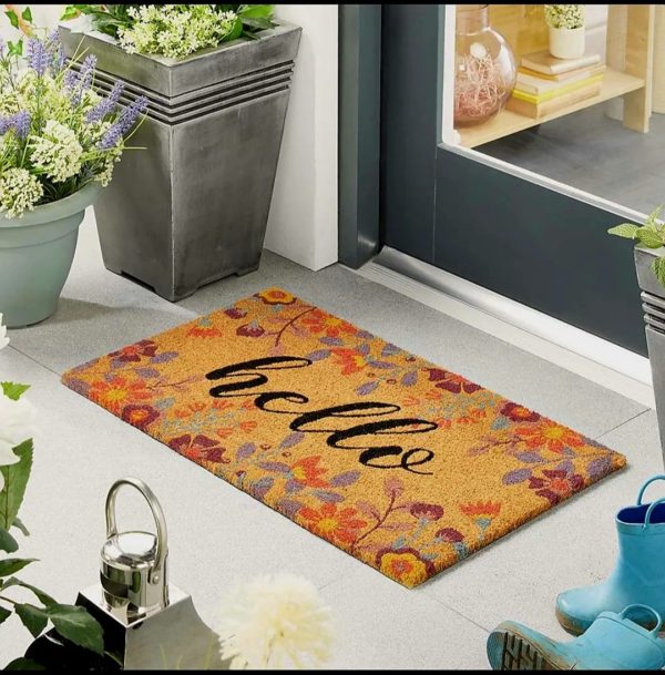Hello Door Mat 45x75cm