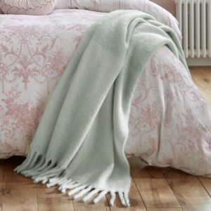 Laura Ashley Bronwen Throw Sage