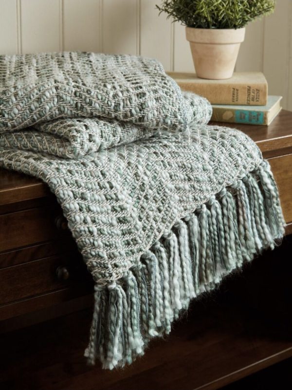 Laura Ashley Liberton Throw Sage