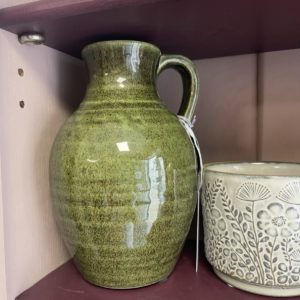 Green vase