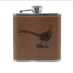 pheasant hip flask 6oz
